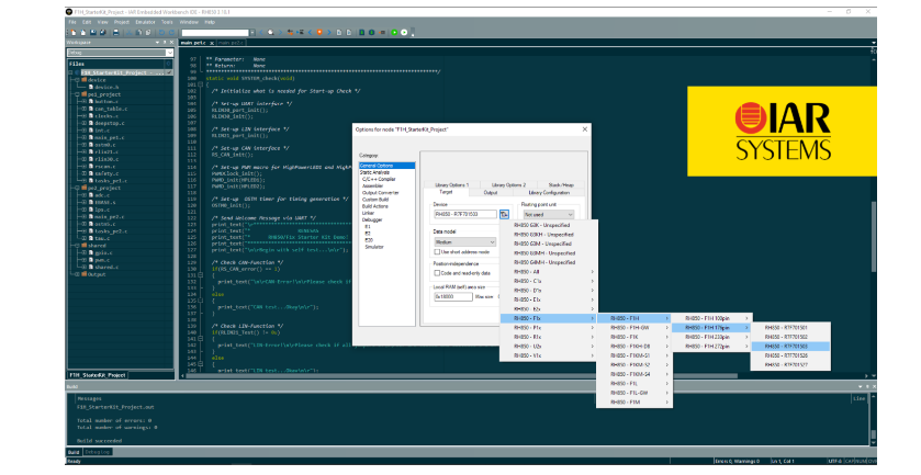 IAR Systems Fully Supports Renesas RH850 to Enable Innovation in the A ...